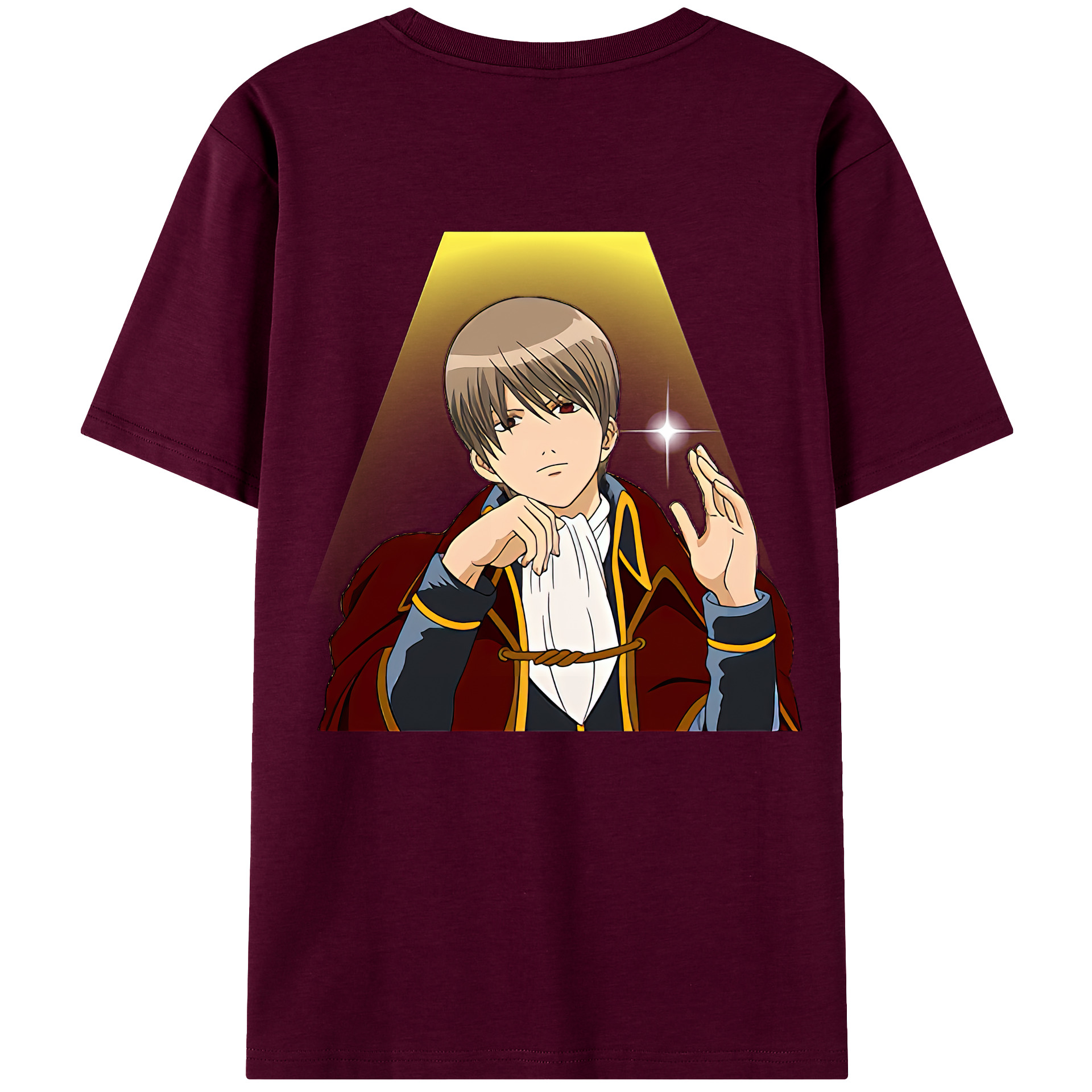 （画像用） ぎんたま 坂田銀時（さかたぎんとき） 神楽 志村新八（しむら しんぱち） GINTAMA Sakata Gintoki Kagura Shimura Shinpachi レディース半袖Tシャツ(バックプリント)
